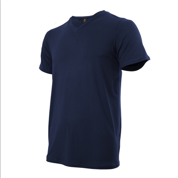 KING NEW YORK, V-NECK T-SHIRT, BLUE NAVY. - Picture 11 of 15